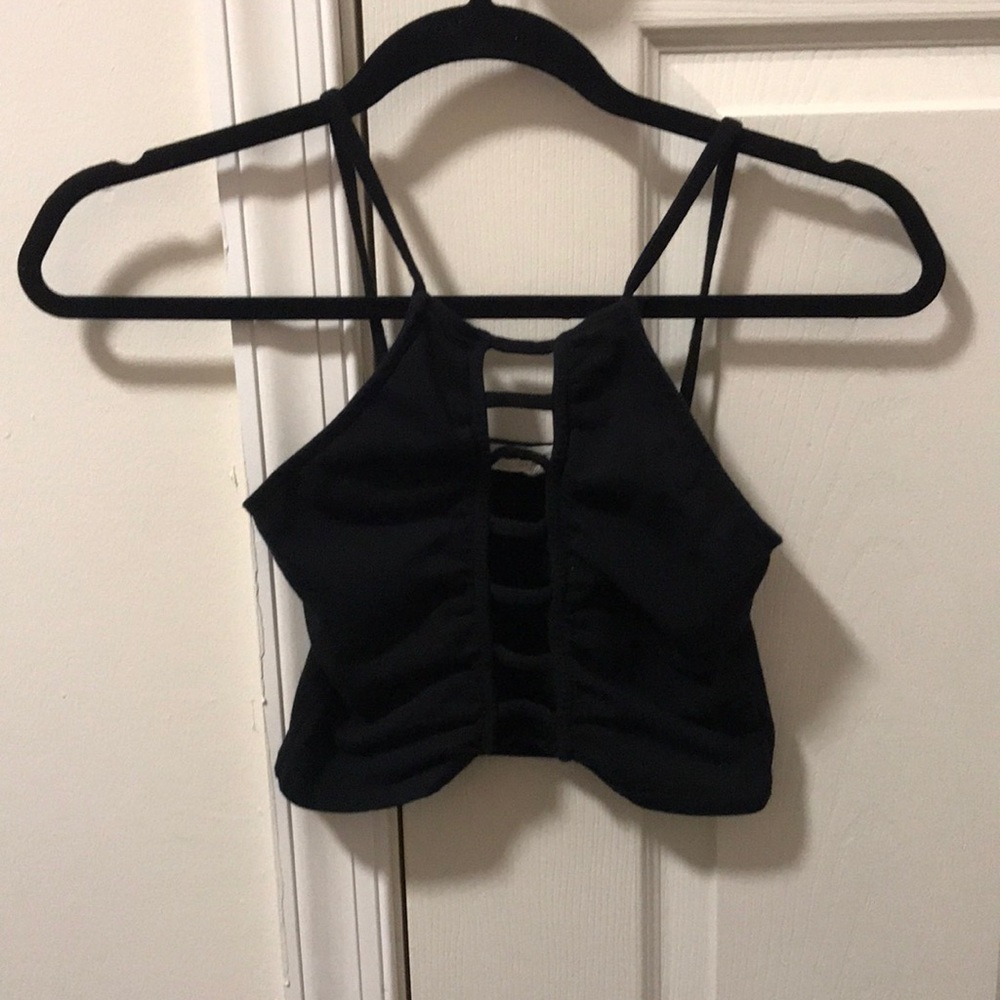 Black crop top from Urban Outfitters